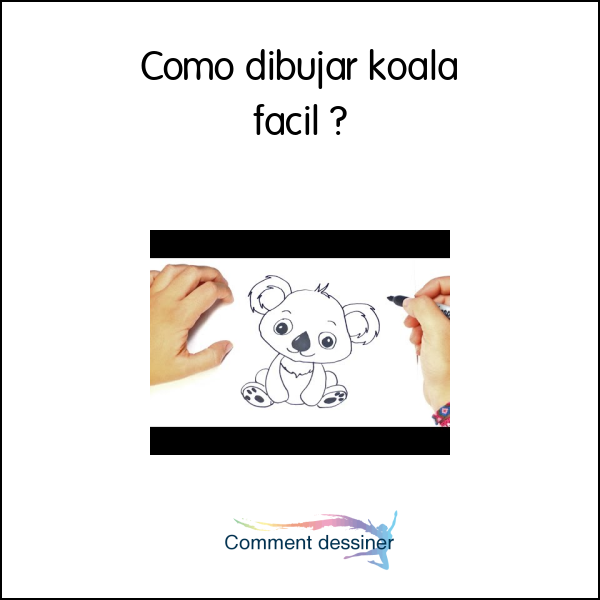 Como dibujar koala facil